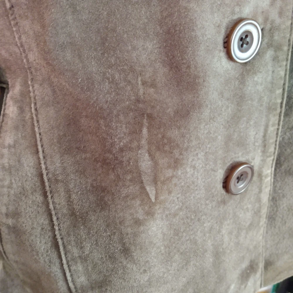 Spiegel Suede Leather Blazer, M - Picture 2 of 9